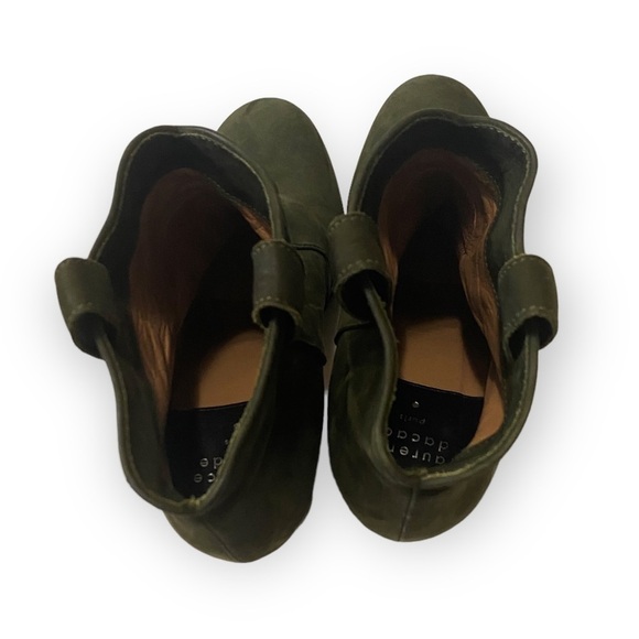 LAURENCE DACADE Pete Ankle Boots, Olive‎ Green Nubuck, Size 37.5 - Picture 6 of 12